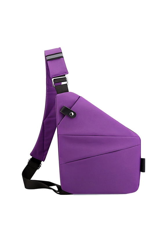 Crossbody Bag, Shoulder Bag, Left Nylon Chest Bag Men Lightweight Simplicity Large Capacity Crossbody Casual Please Select