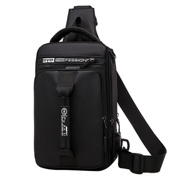 BVXEEP Crossbody Bag, Shoulder Bag, Multifunctional Crossbody Bag, Strap Backpack Bag Shoulder Chest Bag with USB Charging Port