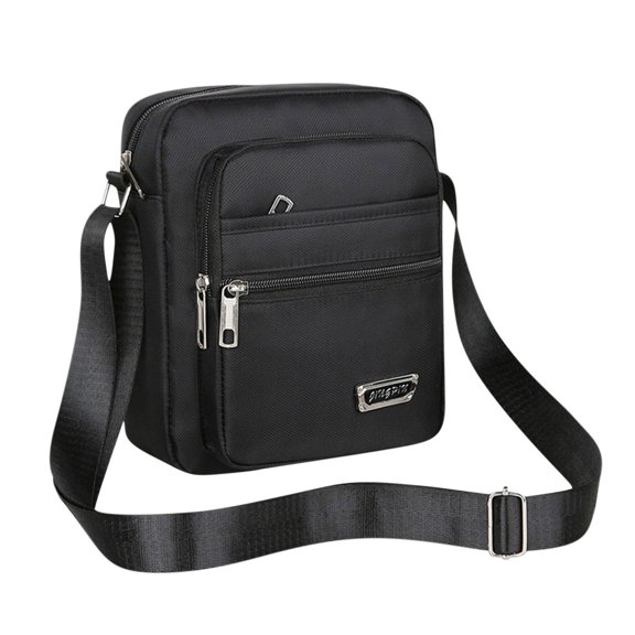BVXEEP Crossbody Bag, Shoulder Bag, Six Layer Zipper Shoulder Messenger Bag Business Bag Wallet