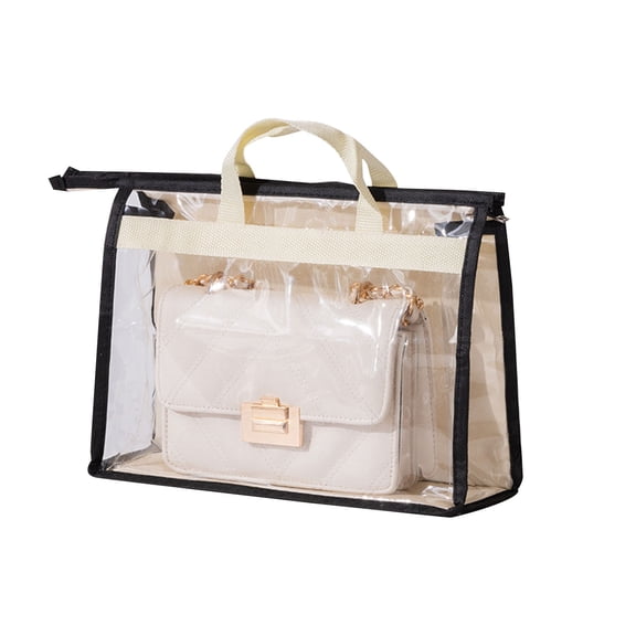 BVXEEP Gym Bag, Travel Duffle Bag, Bag Bag Wardrobe Hanging Bag Storage Bag PVC Transparent Leather Bag Protection Storage Hanging Bag
