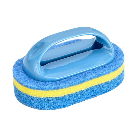 BVXEEP Kitchen Sponges, Dish Sponge, Handle Brush Cleaning Brush Multifunctional Brush Bathroom Bathtub Brush Sponge Scrub Pak Clean Brush Kitchen Bathroom Cleaning Stain Removal