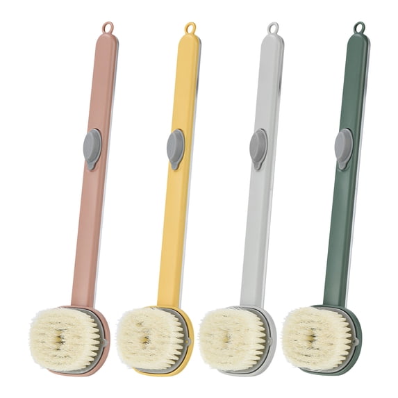 BVXEEP Shower Brush, Bath Brush Scrub Bath Brush Bath Brush Long Handle Rub Bath Brush Bath Soft Hair Back Bath Brush Rub Bath Artifact Back Brush