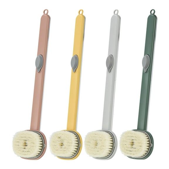 BVXEEP Shower Brush, Bath Brush Scrub Bath Brush Bath Brush Long Handle Rub Bath Brush Bath Soft Hair Back Bath Brush Rub Bath Artifact Back Brush