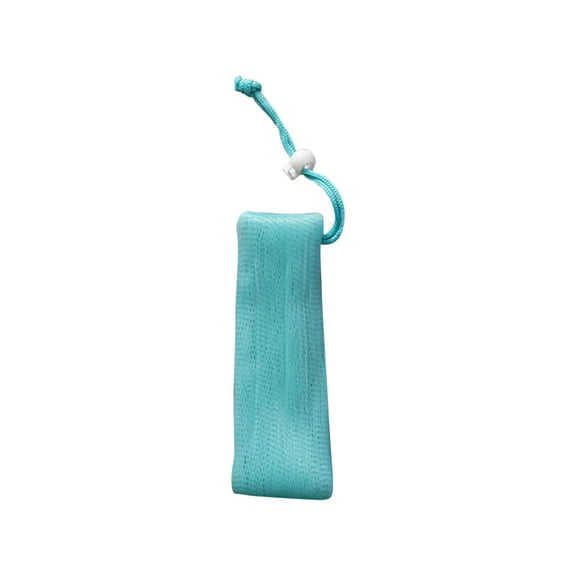 BVXEEP Shower Brush, Bath Brush Thick Foaming Mesh Facial Cleanser Soap Foaming Mesh Bag Can be Hung for Storage Shower Soap Mesh Bag Soap Bag