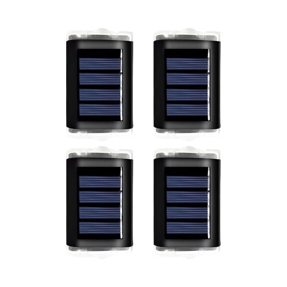BVXEEP Solar Lights Outdoor, 4 Pack Led Outdoor Solar Lights, Land-Scape Spotlights, Garden Lights, Wireless Solar Powered Outdoor Lights/Lighting for Yard, Walkway