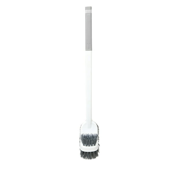 BVXEEP Toilet Brush, Toilet Bowl Brush and Holders with 2 Type Capability Brush-Rubber Brush and Slit Brush- Toilet Bowl Brush Clean Every Corner of The Toilet
