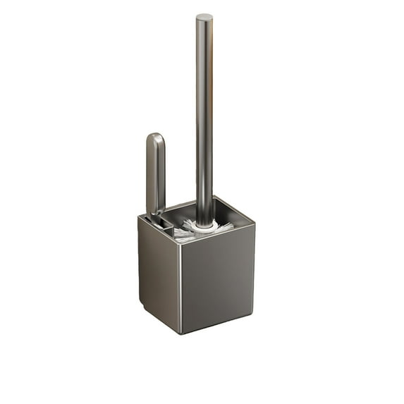 BVXEEP Toilet Brush, Toilet Bowl Brush and with 2 Type Brush Stiff Brush + Slit Brush Toilet Bowl Brush Clean Every Corner of The Toilet