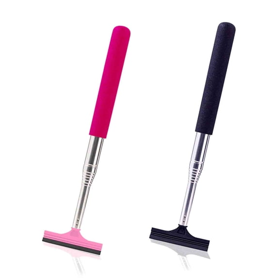 BVXEEP Window Squeegee, Car Rearview Mirror Wiper Rearview Mirror Rain Wiper Reflectors Fogging Water Retractable Wipers