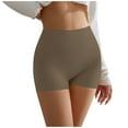 thumbnail image 1 of BVXEEP Women's Solid Color Fashion Tight Summer Womens Shorts Dressy Casual Yoga Underlay Short Womens Shorts Casual, 1 of 4