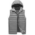 thumbnail image 1 of BVnarty Sleeveless Hooded Blouse Men'S Fashion Hoodie Keep Warm Waistcoat Vest Jacket Top Coat Autumn Winter Zipper, 1 of 2
