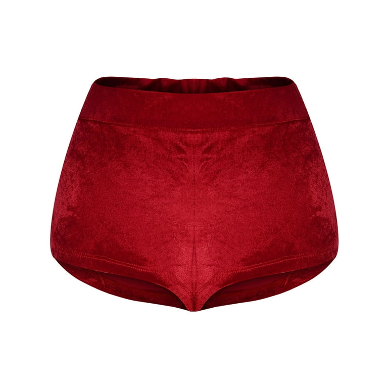Deals of the Week Discount BVnarty Women s Velvet Booty Shorts High Waist Soft Stretch Mini Bottoms Clubwear Home Leisure Solid Color Shorts Skinny