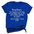 thumbnail image 1 of BVnarty Women's Vintage Basic Short Sleeve T Shirts Comfy Tops Regular Fit Graphic Tees Summer Shirts for Gift Novelty Funny Letter Shirts Casual Crew Neck, 1 of 5