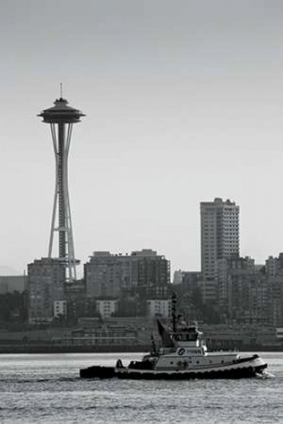BW Space Needle IV Canvas Art - Bob Stefko (12 x 18)