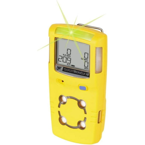 BW Technologies MCXL-XWHM-Y-NA GasAlertMicroClip XL 4 Gas Detector