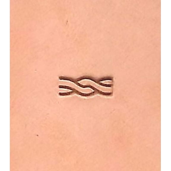 BW1 Rope Border Stamp 3/8" x 3/16" (9.5 mm x 4.7 mm) by US Stamps