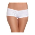 thumbnail image 1 of Be Wicked BW1018 Cotton Lycra fabric booty shorts L / White, 1 of 2