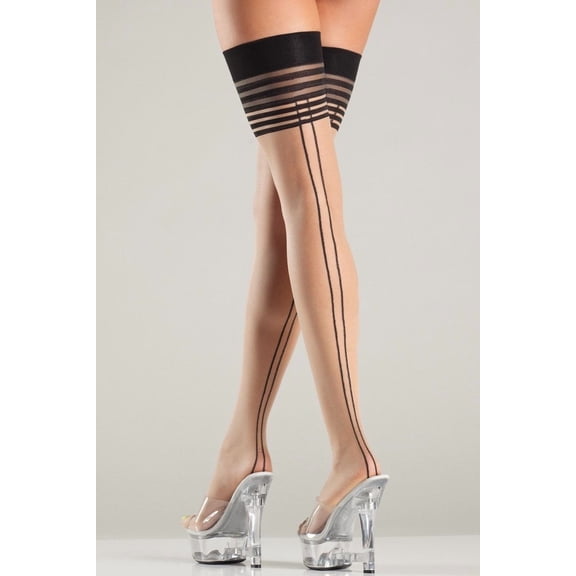 BW712 Layered Lines Thigh Highs (BMXBW712)