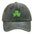 thumbnail image 1 of BWASD Baseball Cap for Women Men Shamrock Washed Cotton Trucker Caps Dad Hats Breathable Summer Hat Unstructured Design St. Patrick's Day Costume Green, 1 of 6