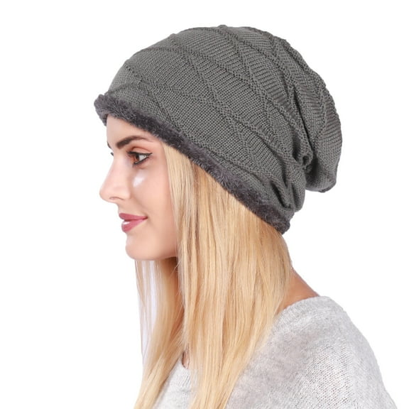 BWASD Lightweight Knitted Beanie for Men & Women Thin Breathable Skull Cap Cuffed Uni Stretchy Outdoor Running Casual Hip Hop Slouchy Ski Hat Grey
