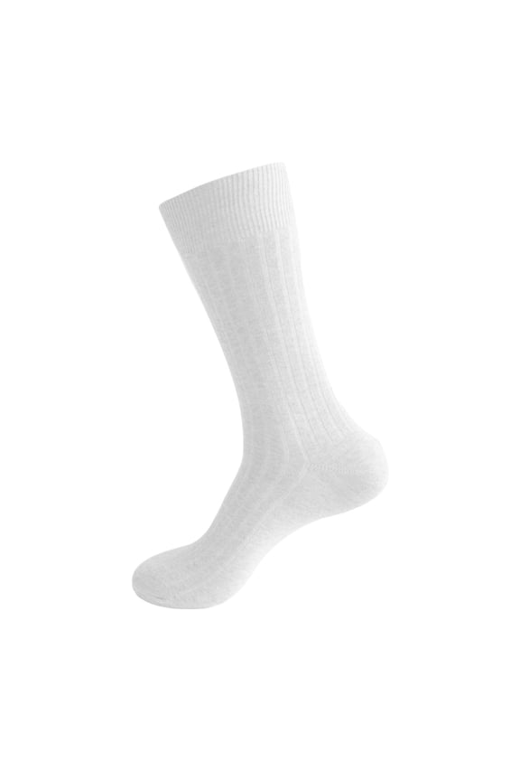 Socks for Women Men Breathable Comfort Casual Cotton Odor Proof Crew Socking Solid Color Soft Ankle Mid Tube Sock Business Athletic Wear All Season White