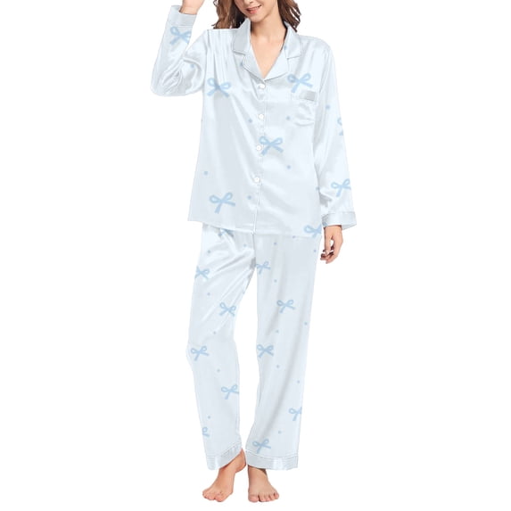 BWASD Womens Pajamas Set Cute Heart Letter Print Long Sleeve Loungewear ...