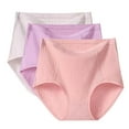 thumbnail image 1 of BWASD Womens Underwear 3 Pack Seamless Hipster High Waist No Show Soft Stretch Panties Cotton Breathable Beige XXL Ladies Briefs Assorted, 1 of 8