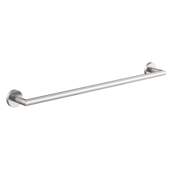 BWE 23.6 Inch Brushed Nickel Wall Mount Bathroom Single Towel Bar