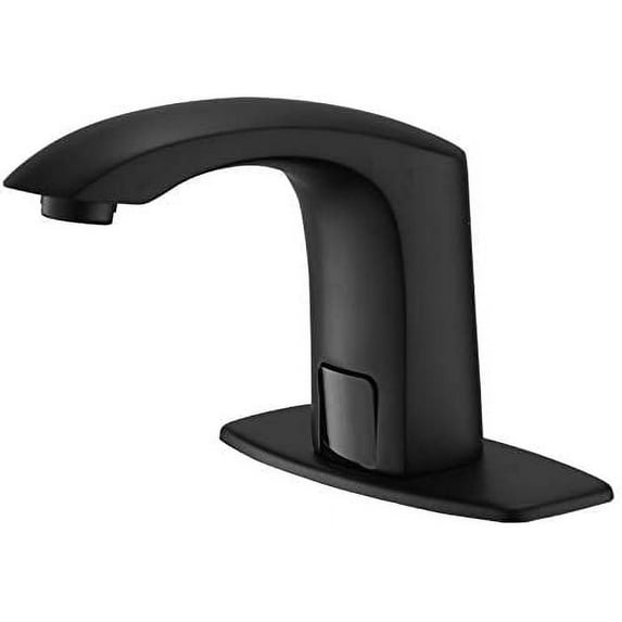BWE A-918106-B Stainless Steel Matte Black Bathroom Sink Faucet