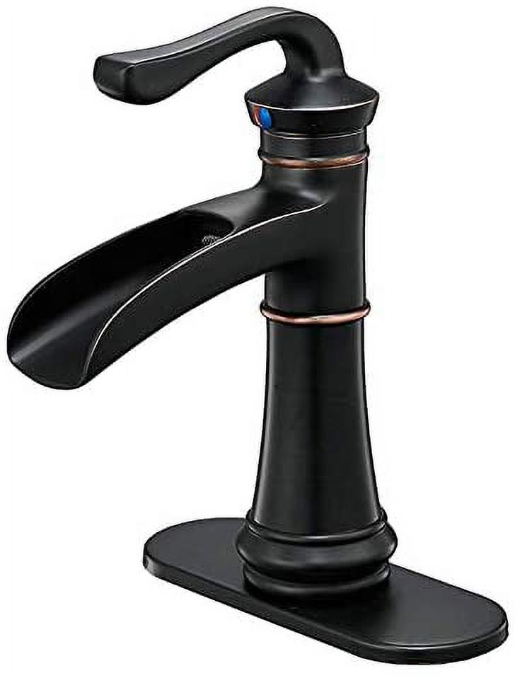 BWE Oil Rubbed Bronze Waterfall Commercial Bathroom Vessel Sink Faucet