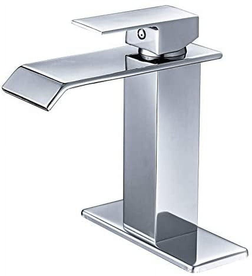 Outlet Waterfall spout faucet chrome