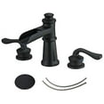 thumbnail image 1 of BWE Waterfall 8-16 Inch 3 Holes Two Handle Matte Black Widespread Commercial Bathroom Sink Faucet, 1 of 9
