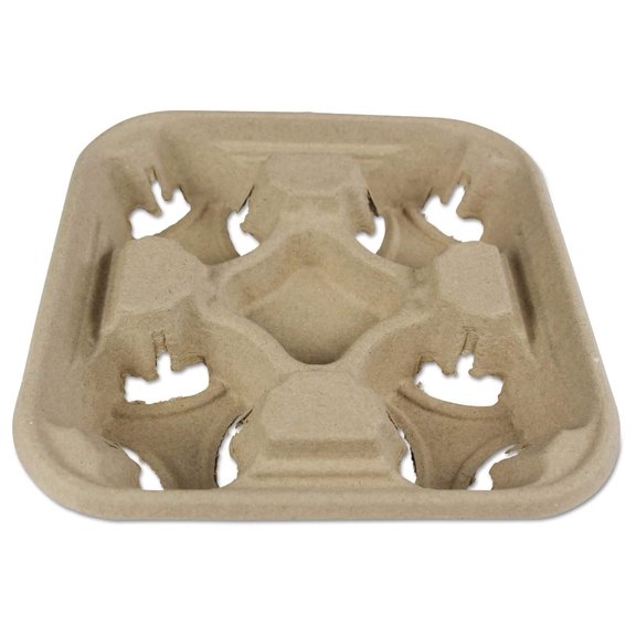 BWK4CUPCARRIER Four Cup Tray for 8 - 32 oz. Cups - (300/Carton)
