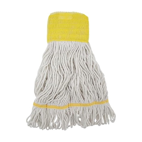 BWK501WH 5 in. Headband Cotton/Synthetic Super Loop Wet Mop Head - Small, White (12/Carton)