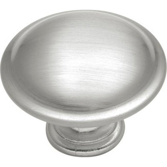 BWP14848 SN Belwith Knob, 1.37 in. Satin Nickel