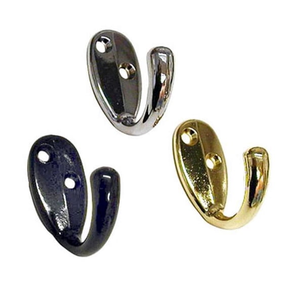 BWP27100 PB 1.63 in. Single Utility Hook, Polished Brass