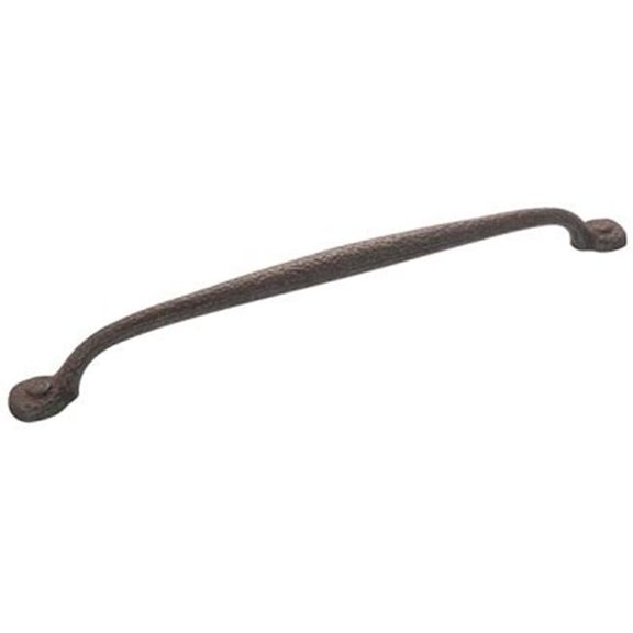 BWP2994 12in. Refined Rustic Pull - Rustic Iron - Ergonomic Design