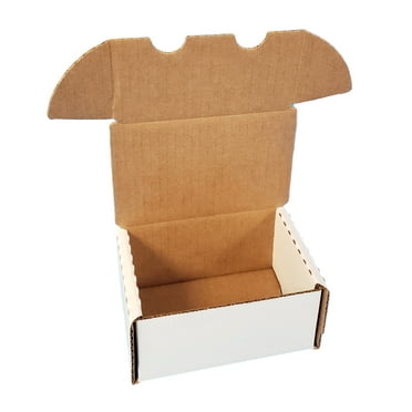 BX-300 Count Box - Corrugated Cardboard Storage Box - Baseball, Other Sport Cards, Gaming & Trading Card Collecting Supplies - 5 Boxes