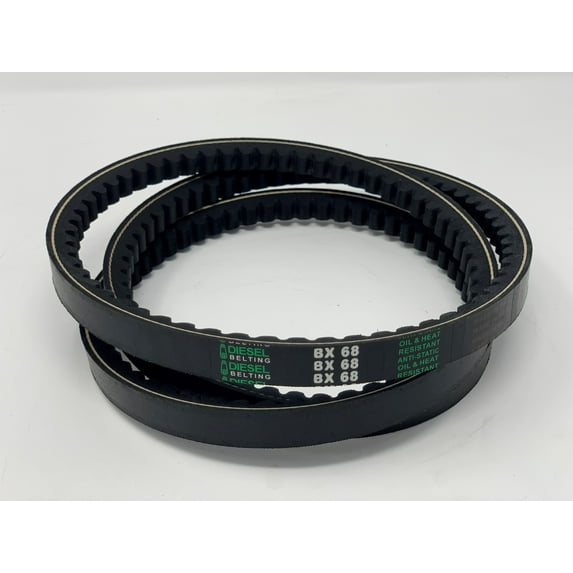 BX68 Classic Cogged V-Belt 21/32 x 71in Outside Circumference