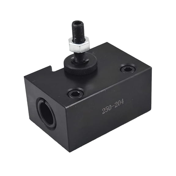 BXA 250-204 Wedge Type Piston Quick Tool Holder for CNC Lathe, Quick Tool Post for Mini Lathe, Metal Lathe Tool Post for Turning Tools