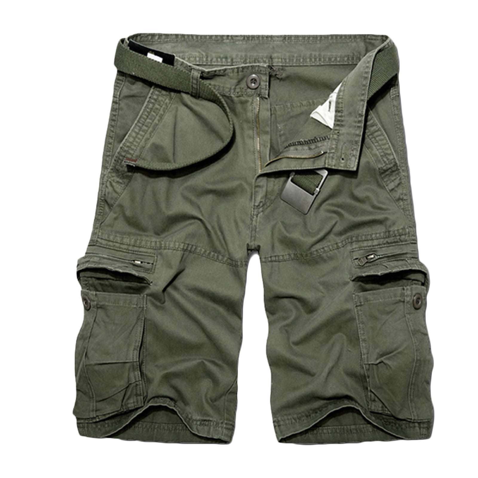 【BAON】[unisex] Renato Pintuck Banding Bermuda Cargo Pants BXINGOHAI Bermuda Shorts Men Patterned Under $5 Clothing Man