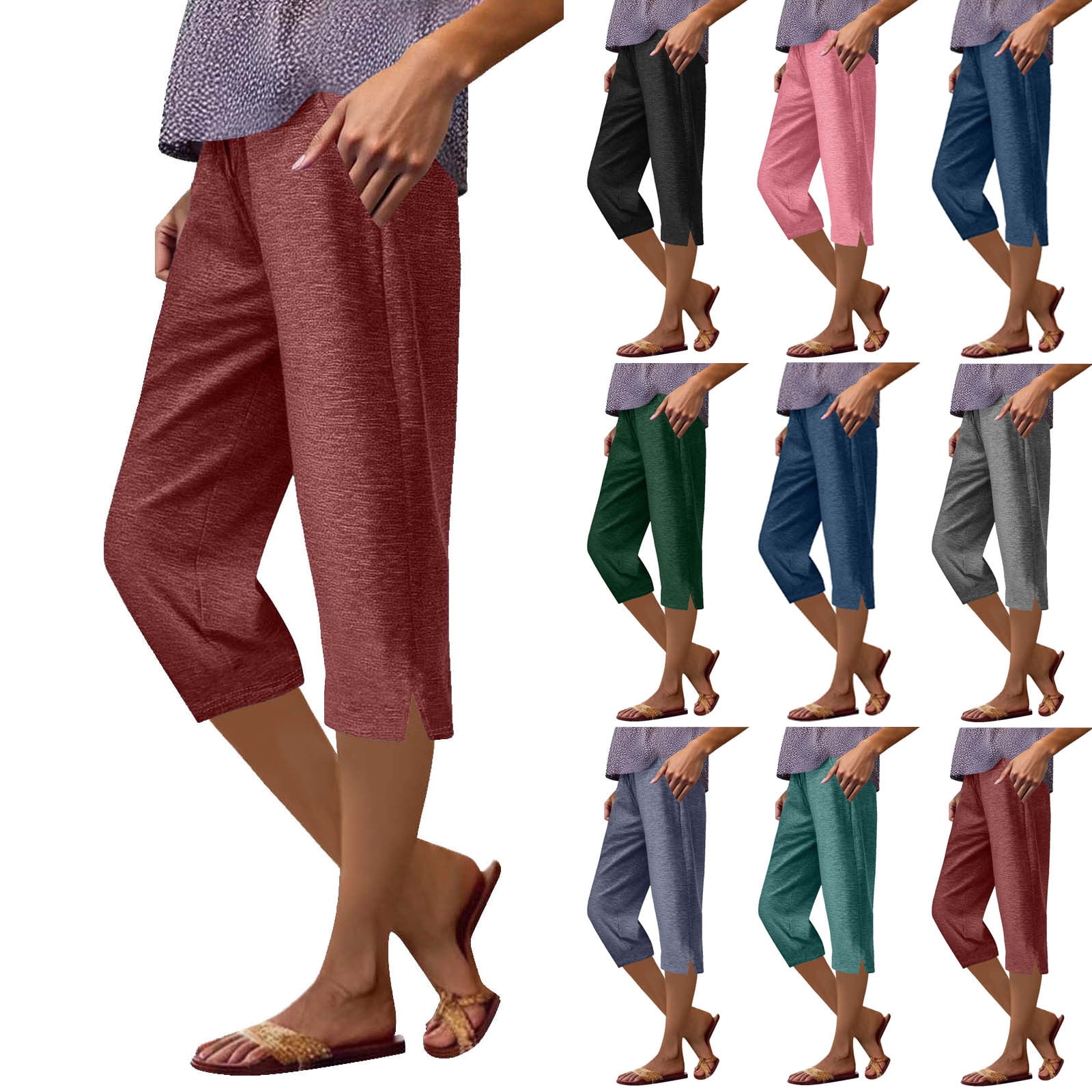Single Knee Bermuda Shorts