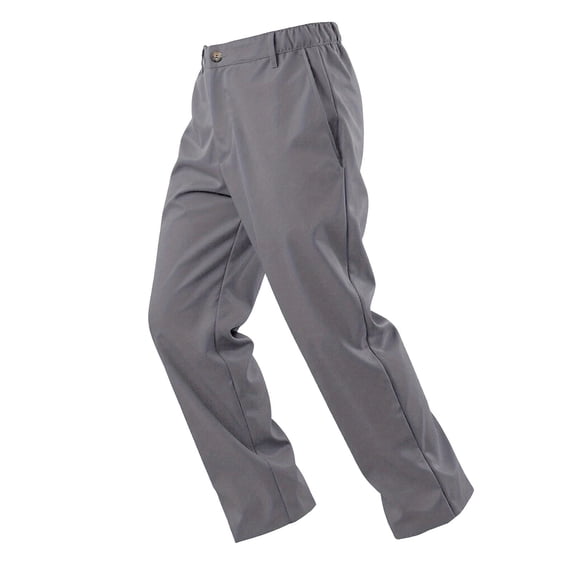 BXINGOHAI Cargo Pants for Men Casual Lightweight Stretch Elastic Waist Work Pants Dark Gray,L