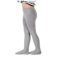 thumbnail image 1 of BXINGOHAI Children's Pantyhose for Fall Winter Wear Medium Thick Cotton Baby Bottoming Socks Leggings Tights for Girls under 5 Gray,1-2 Years, 1 of 6