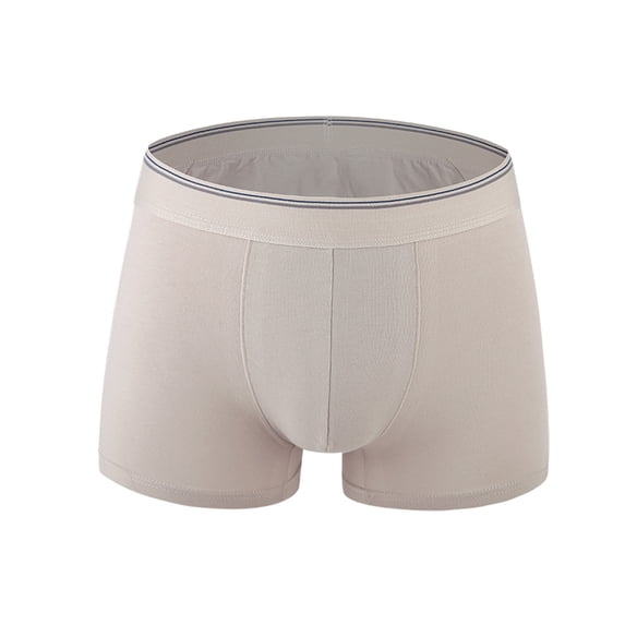 BXINGOHAI Clearance Clothes Under $5! Mens Underwear Breathable Soft Support Ball Pouch Bulge Enhancing Boxer Briefs for Men Quick Dry Briefs Trunks Underpants Today Sales Beige,2XL