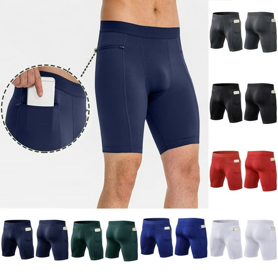 BXINGOHAI Compression Shorts for Men Sport Shorts Athletic Workout Running Performance Baselayer Underwear Army Green,2XL