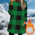 thumbnail image 1 of BXINGOHAI Flannel Nightgowns for Women Long Sleeve Sleepwear Pajama Dress Button Sleepshirts with Pockets Green M, 1 of 5