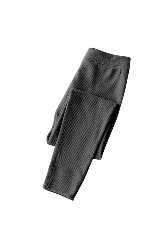 Girls Boys Cotton Leggings Fall Winter Keep Warm Pants Full Length Pants Casual Elastic Waist Long Pants Loungwear Leggings Black,7 Years