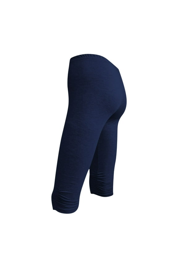 High Waisted Capri Leggings for Women Soft Slim Yoga Pants for Running Cycling Workout Under 5