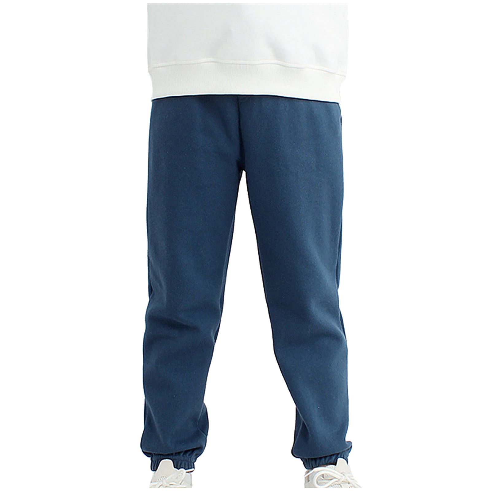 Kids Boys Sweatpants Trousers Color Block Windproof