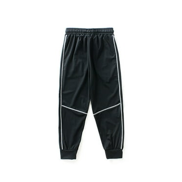 BXINGOHAI Kids Quick Dry Pants Boys Lightweight Joggers Pants Breathable Elastic Waist Pants Outdoor Athletic Running Patn With Drawstring Fall Savings Black,9 Years